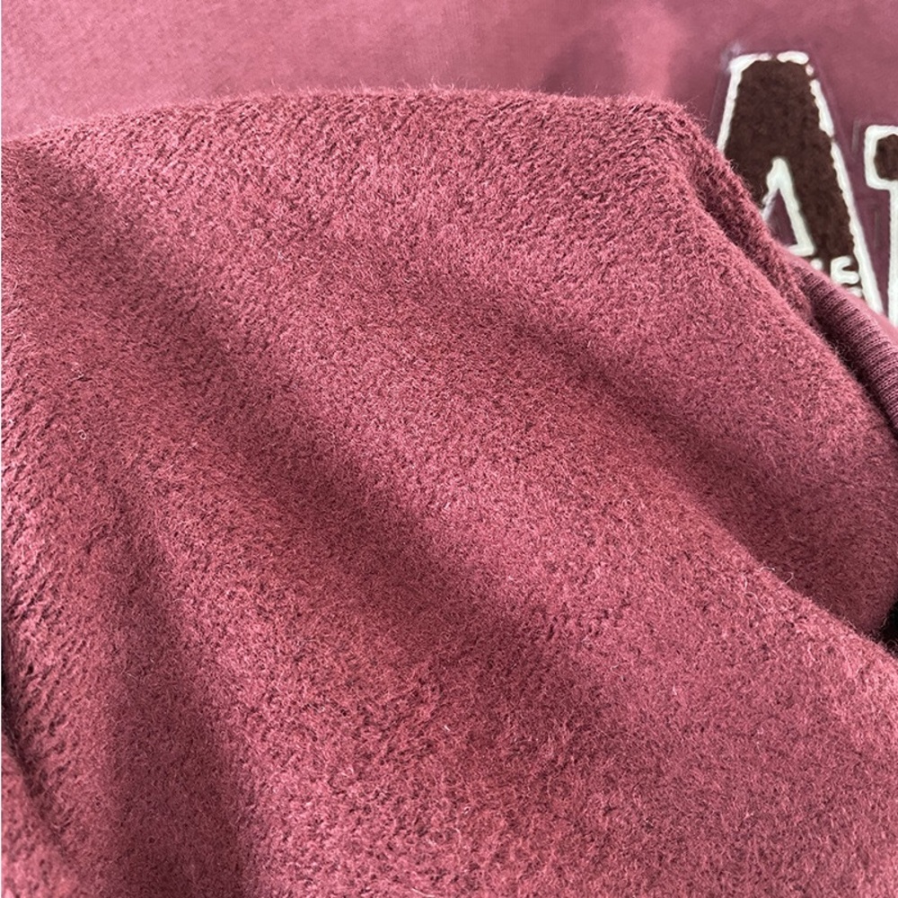 Anine Bing Maroon Logo Sweatshirt - Picture 5 of 8